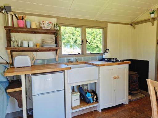 Pen Bryn Shepherd Hut Hay-On-Wye Extérieur photo